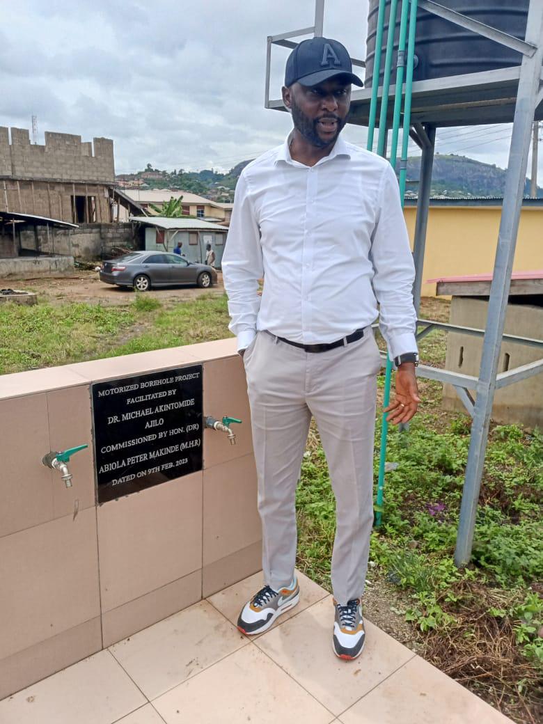 Comissioning of Motorized Borehole by Dr. Micheal Ajilo