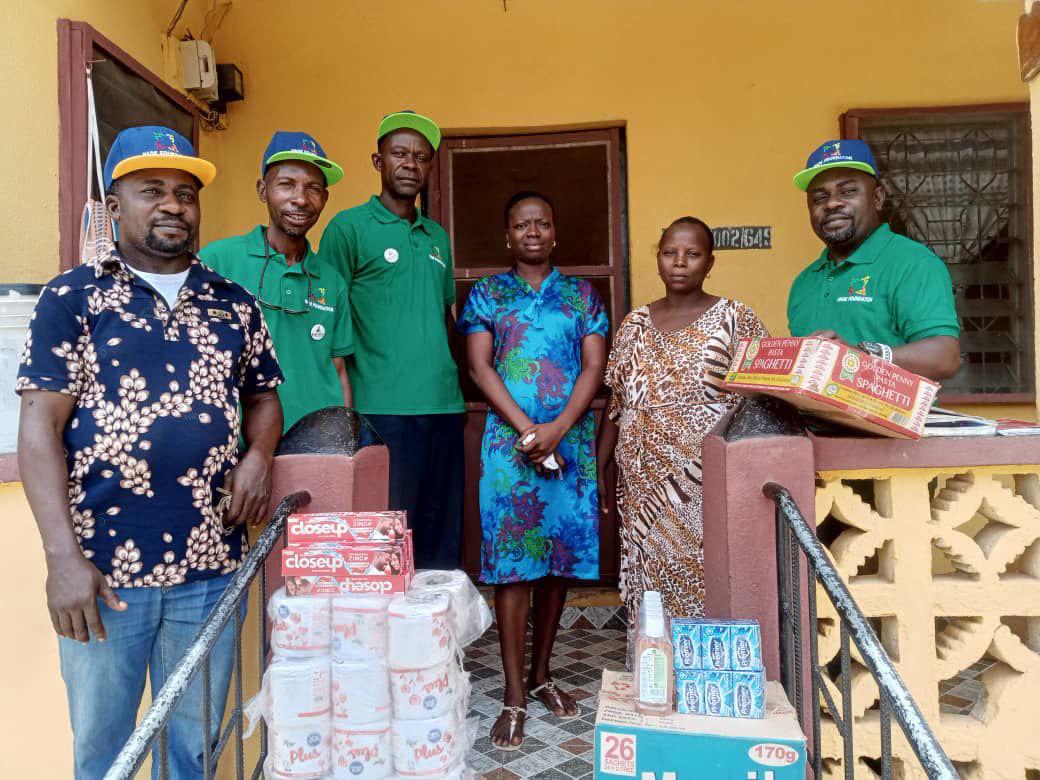 MADE Foundation presenting essential supplies to an orphanage in Ondo City